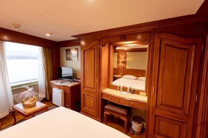 Cabin aboard the MS King Tut I Nile Cruise Nile cruise